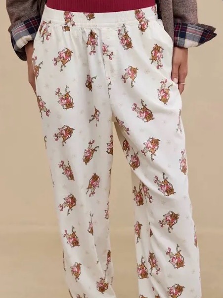 Aeri Grinch Print Pajama Pants Size Small (Bin A2-041)